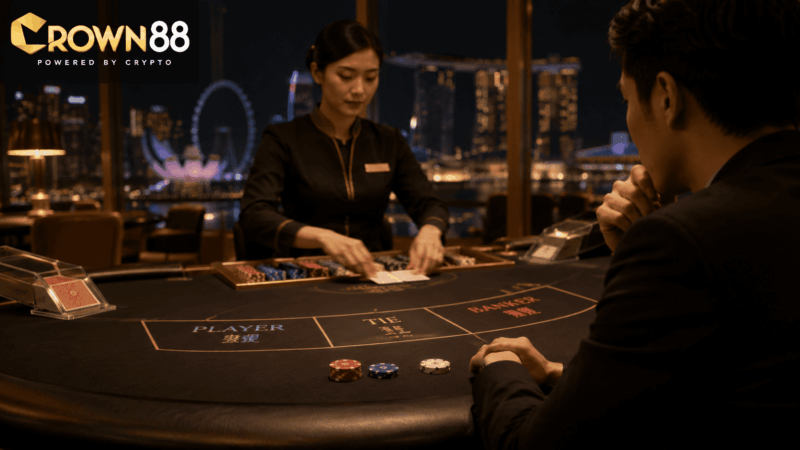 Banker vs player strategy during a small baccarat bankroll session