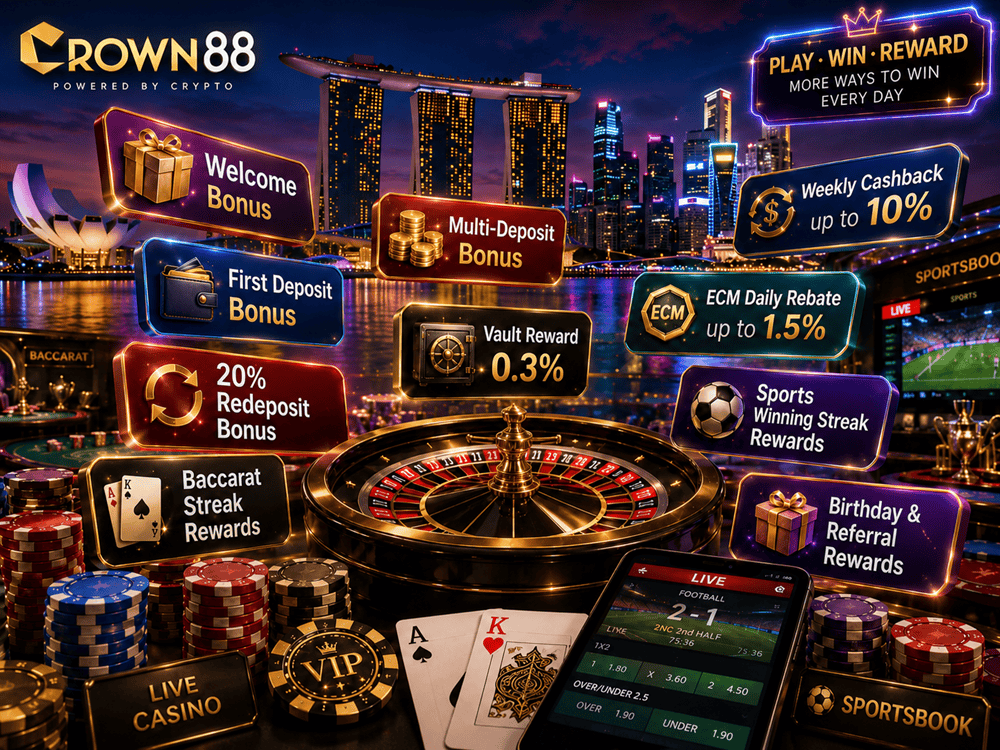 all active and legit crown88 bonuses