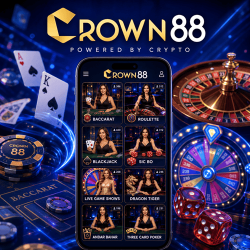 crown88 popular live casino games online