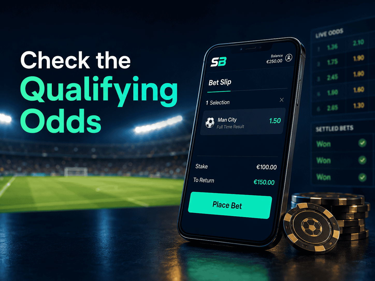 qualifying odd for wagering requirements
