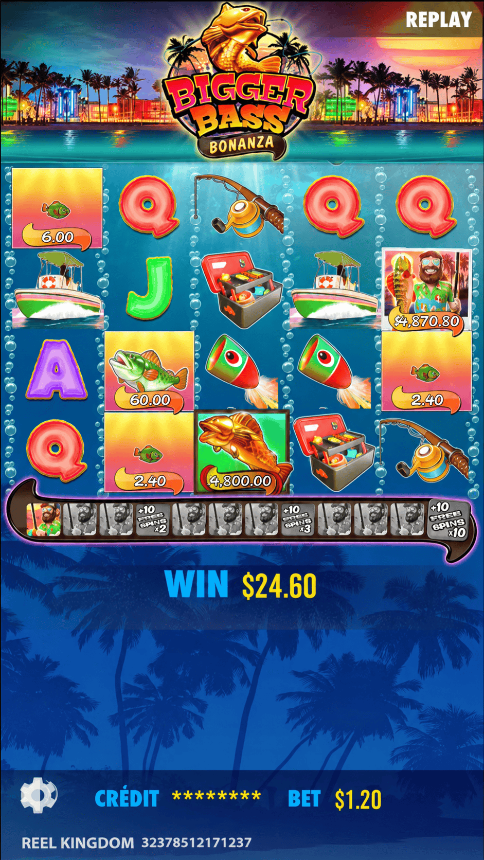 Big Bass Bonanza max win screenshot