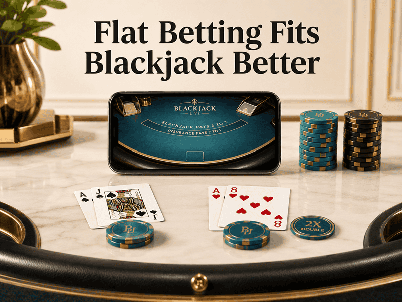Flat Betting Firts Blackjack Better
