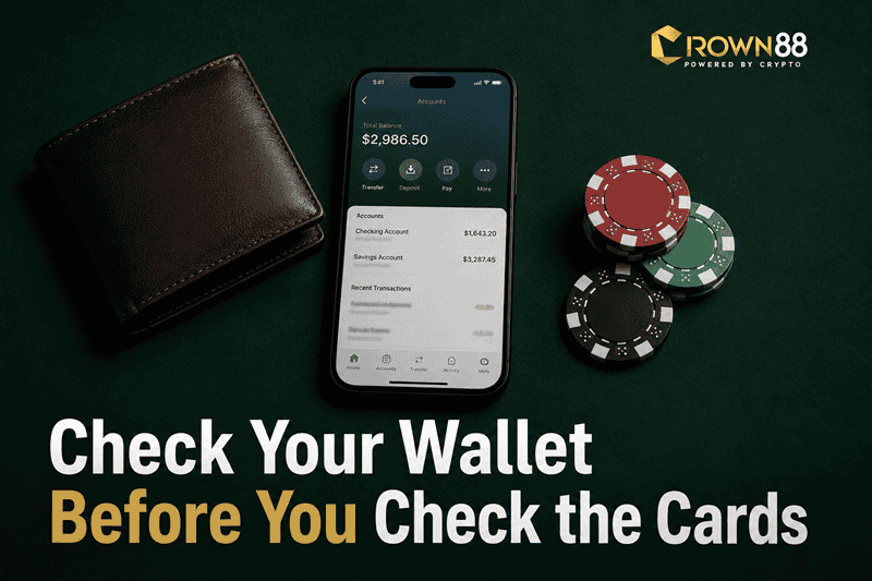 check wallet before checking baccarat cards